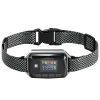 GPS Dog Training Collar IP67 Waterproof E Collar Remote Rechargeable Black