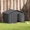 Dog House Anthracite 45.9"x40.6"x32.1" Galvanized Steel