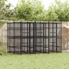 Outdoor Dog Kennel Steel 59.5 ft²