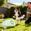 Automatic Dog Ball Launcher with 26-80 FT Distance, Automatic Ball Launcher for Medium and Large Dogs, Green