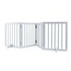 Modern Pet Barrier with Freestanding 80.3 Inches for Indoor
