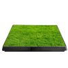 Dog Toilet Indoor Puppy Training Pad, Dog Potty Pet Training Grass Mat, Removable Waste Tray for Easier Clean Up, Artificial Turf, 25"20"