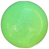 Green Glitter Ball 2-Pack Dog Toy | Soft PUP-X Rubber Floating Fetch Ball with Treat Dispenser | USA Made