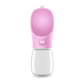 Portable Drinking Cup For Pets (Option: Pink-350ML)