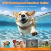 Dog Training Collar with Remote Rechargeable Dog Training Collar IP68 Waterproof with 4 Training Modes 3 Channels for Medium and Small Dogs